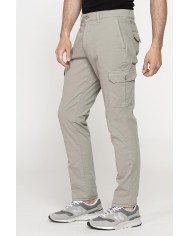 PANTALONE TASCONATO IN TELA LEGGERA ELASTICIZZATA