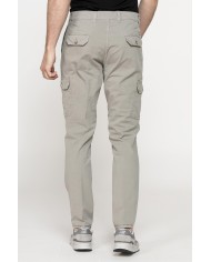 PANTALONE TASCONATO IN TELA LEGGERA ELASTICIZZATA