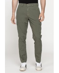 PANTALONE TASCONATO IN TELA LEGGERA ELASTICIZZATA