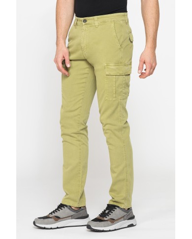 CHINO IN GABARDINA LEGGERA ELASTICIZZATA MOD. 619S