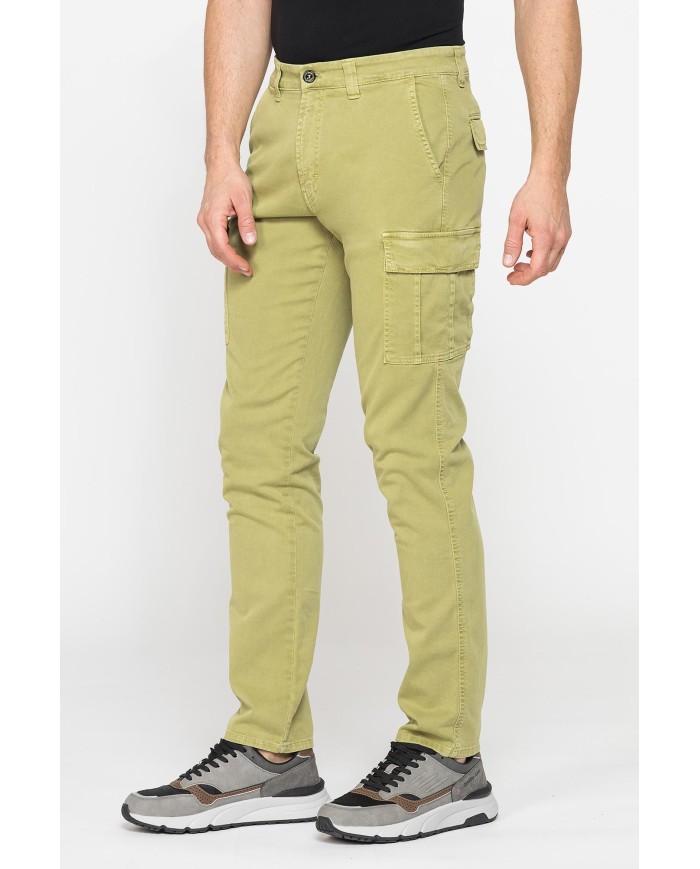 CHINO IN GABARDINA LEGGERA ELASTICIZZATA MOD. 619S