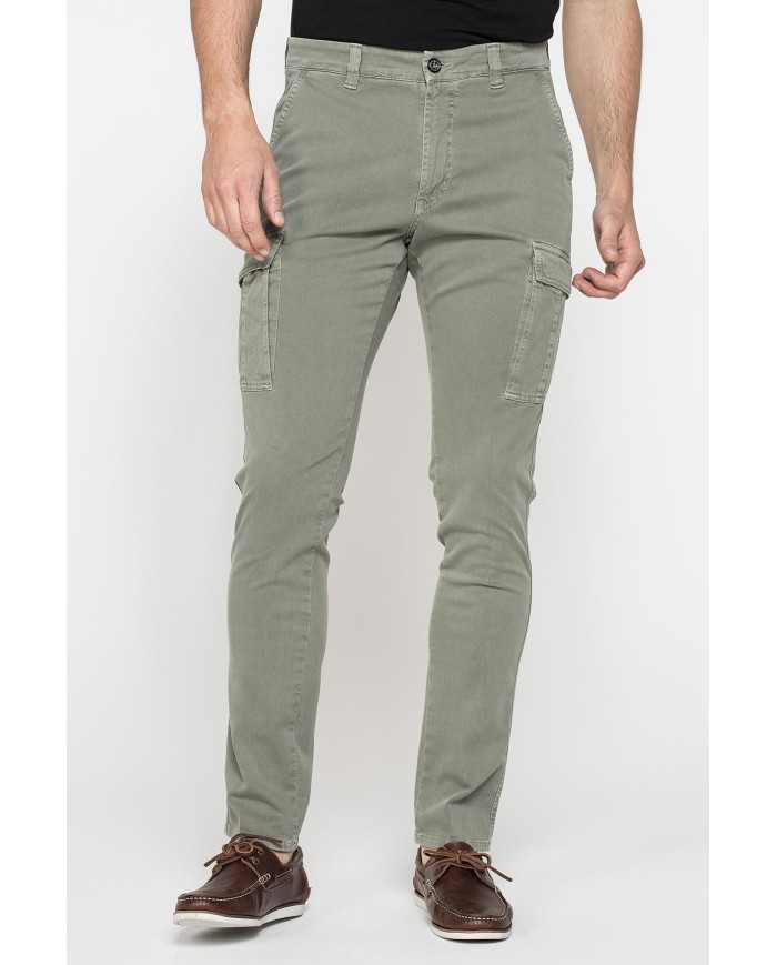 CHINO IN GABARDINA LEGGERA ELASTICIZZATA MOD. 619S