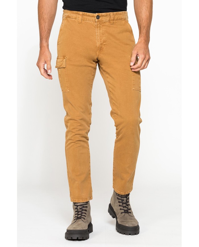 CARGO MOD. 619 SLIM FIT IN PESANTE GABARDINA STRETCH