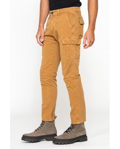 CARGO MOD. 619 SLIM FIT IN PESANTE GABARDINA STRETCH