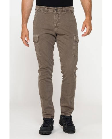 CARGO MOD. 619 SLIM FIT IN PESANTE GABARDINA STRETCH