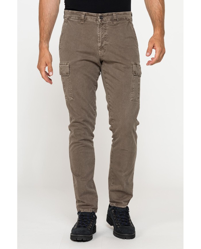 CARGO MOD. 619 SLIM FIT IN PESANTE GABARDINA STRETCH