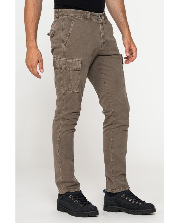 CARGO MOD. 619 SLIM FIT IN PESANTE GABARDINA STRETCH