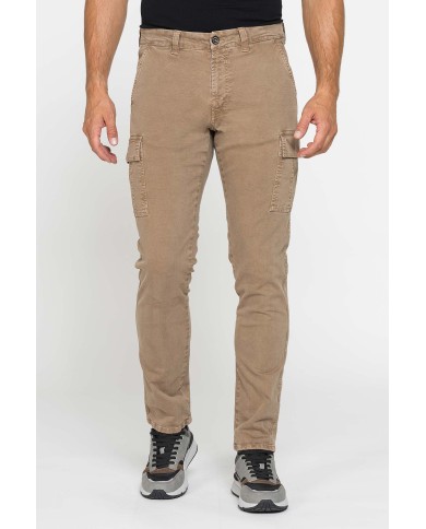 CARGO MOD. 619 SLIM FIT IN PESANTE GABARDINA STRETCH