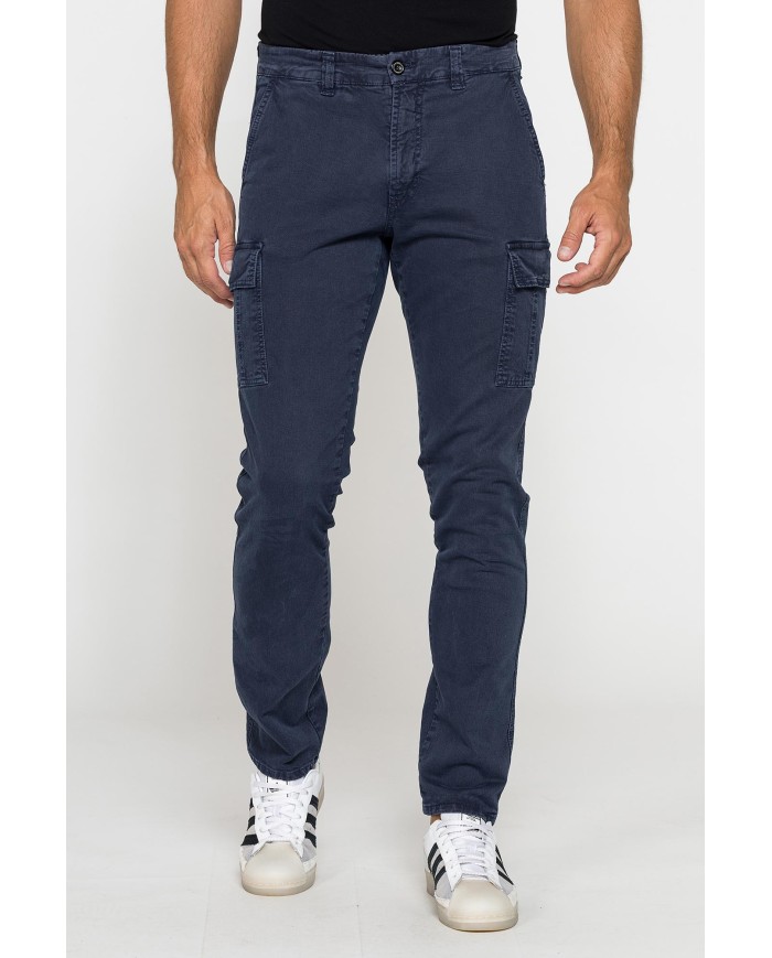 CARGO MOD. 619 SLIM FIT IN PESANTE GABARDINA STRETCH
