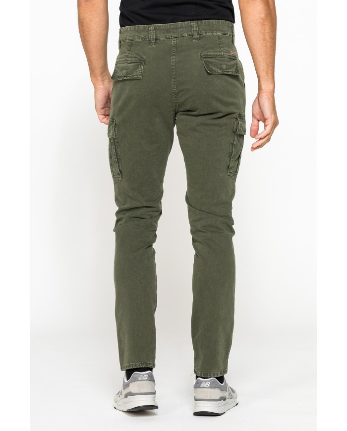CARGO MOD. 619 SLIM FIT IN PESANTE GABARDINA STRETCH
