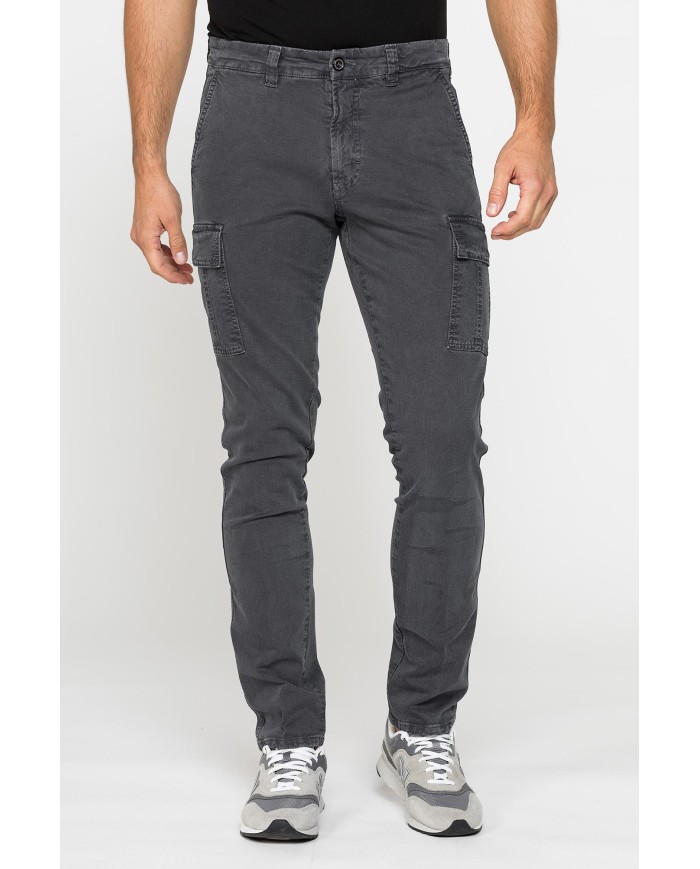 CARGO MOD. 619 SLIM FIT IN PESANTE GABARDINA STRETCH