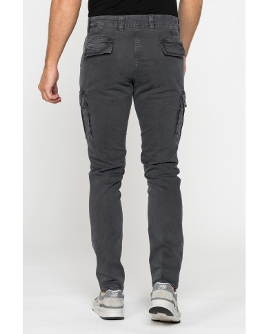CARGO MOD. 619 SLIM FIT IN PESANTE GABARDINA STRETCH