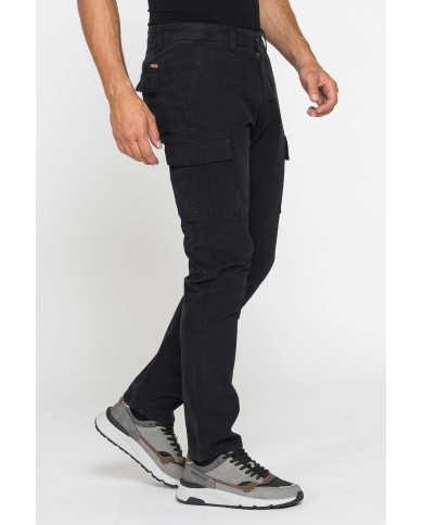 CARGO MOD. 619 SLIM FIT IN PESANTE GABARDINA STRETCH