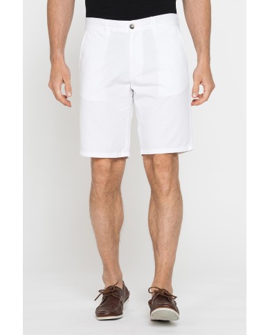 PANTALONE CORTO CHINO IN LEGGERA GABARDINA DI COTONE