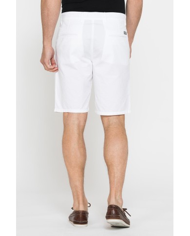 PANTALONE CORTO CHINO IN LEGGERA GABARDINA DI COTONE