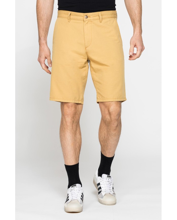 PANTALONE CORTO CHINO IN LEGGERA GABARDINA DI COTONE