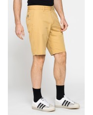 PANTALONE CORTO CHINO IN LEGGERA GABARDINA DI COTONE