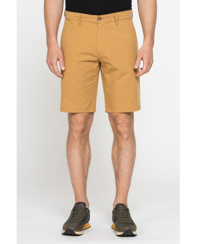 PANTALONE CORTO CHINO IN LEGGERA GABARDINA DI COTONE