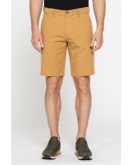PANTALONE CORTO CHINO IN LEGGERA GABARDINA DI COTONE