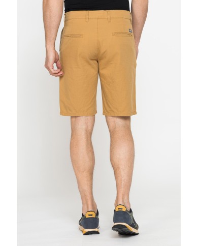 PANTALONE CORTO CHINO IN LEGGERA GABARDINA DI COTONE