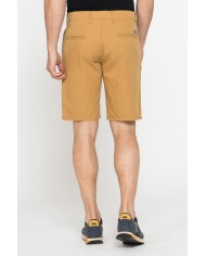 PANTALONE CORTO CHINO IN LEGGERA GABARDINA DI COTONE