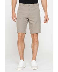 PANTALONE CORTO CHINO IN LEGGERA GABARDINA DI COTONE