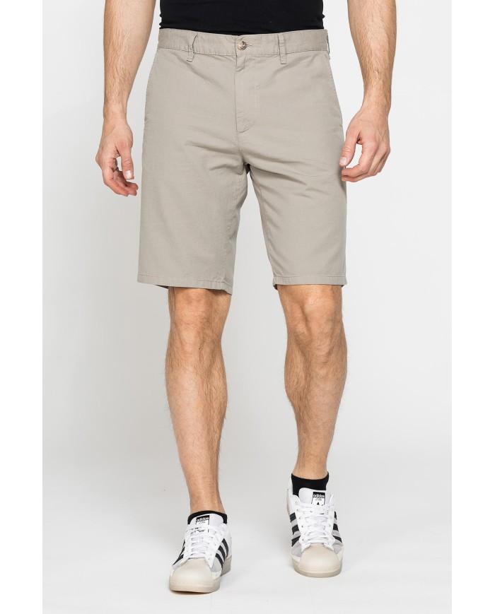 PANTALONE CORTO CHINO IN LEGGERA GABARDINA DI COTONE