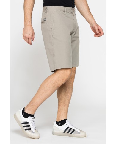 PANTALONE CORTO CHINO IN LEGGERA GABARDINA DI COTONE