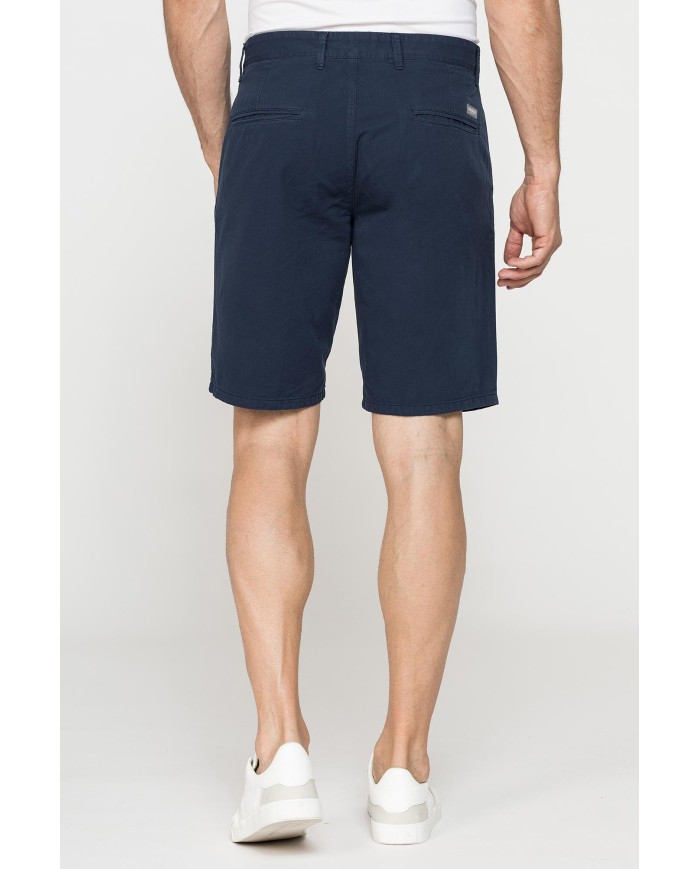 PANTALONE CORTO CHINO IN LEGGERA GABARDINA DI COTONE