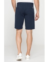 PANTALONE CORTO CHINO IN LEGGERA GABARDINA DI COTONE