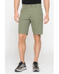PANTALONE CORTO CHINO IN LEGGERA GABARDINA DI COTONE