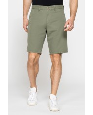 PANTALONE CORTO CHINO IN LEGGERA GABARDINA DI COTONE
