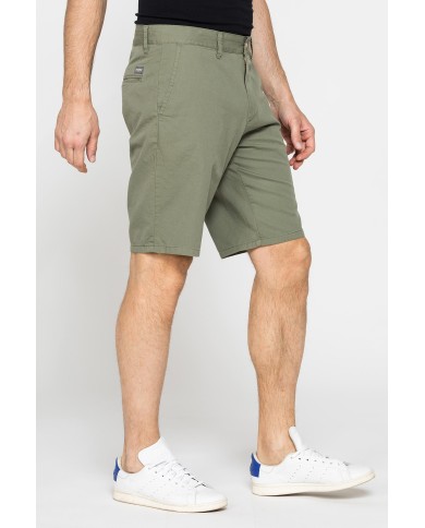 PANTALONE CORTO CHINO IN LEGGERA GABARDINA DI COTONE