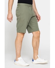 PANTALONE CORTO CHINO IN LEGGERA GABARDINA DI COTONE