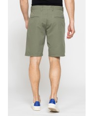 PANTALONE CORTO CHINO IN LEGGERA GABARDINA DI COTONE