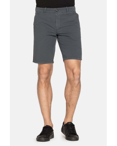 PANTALONE CORTO CHINO IN LEGGERA GABARDINA DI COTONE