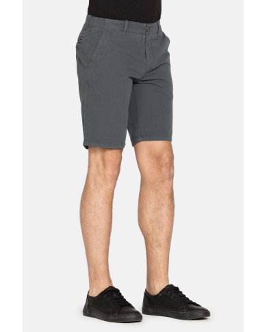 PANTALONE CORTO CHINO IN LEGGERA GABARDINA DI COTONE