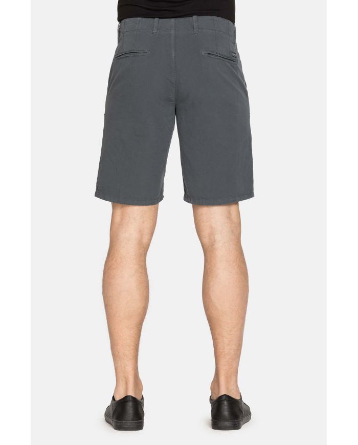 PANTALONE CORTO CHINO IN LEGGERA GABARDINA DI COTONE