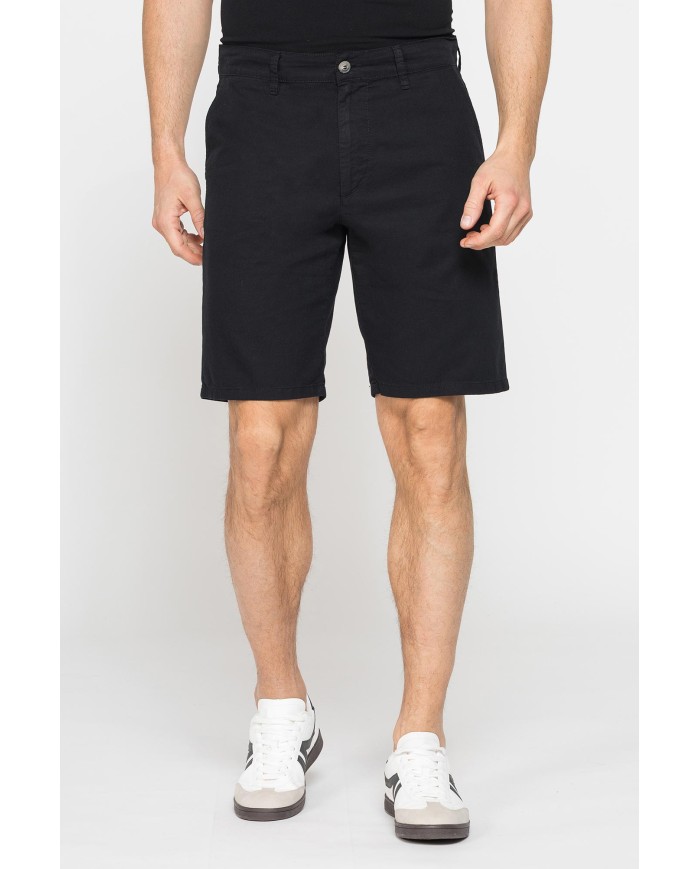 PANTALONE CORTO CHINO IN LEGGERA GABARDINA DI COTONE