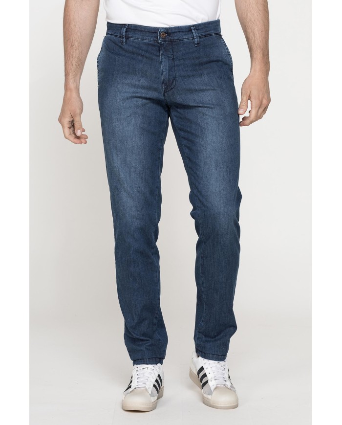JEANS UOMO CHINO MOD. 624 IN DENIM MOLTO LEGGERO DA 9 oz.