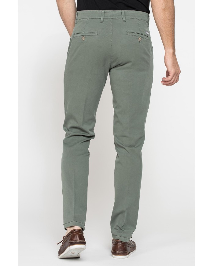 PANTALONE CHINO MOD. 624 IN LEGGERA GABARDINA STRETCH