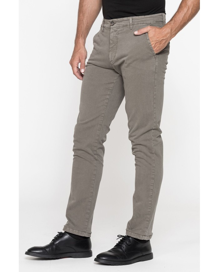 PANTALONE CHINO MOD. 624 IN GABARDINA STRETCH PESANTE