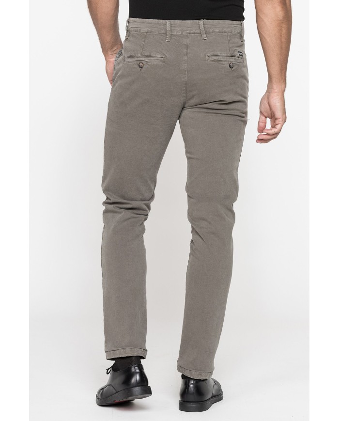 PANTALONE CHINO MOD. 624 IN GABARDINA STRETCH PESANTE