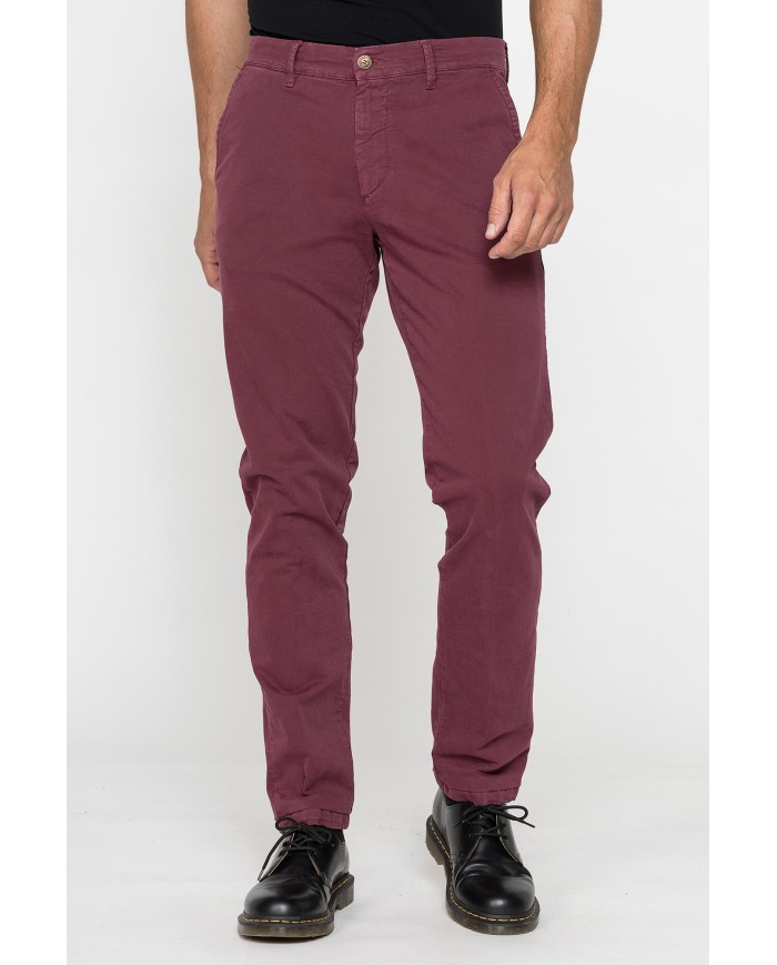 PANTALONE CHINO MOD. 624 IN GABARDINA STRETCH PESANTE