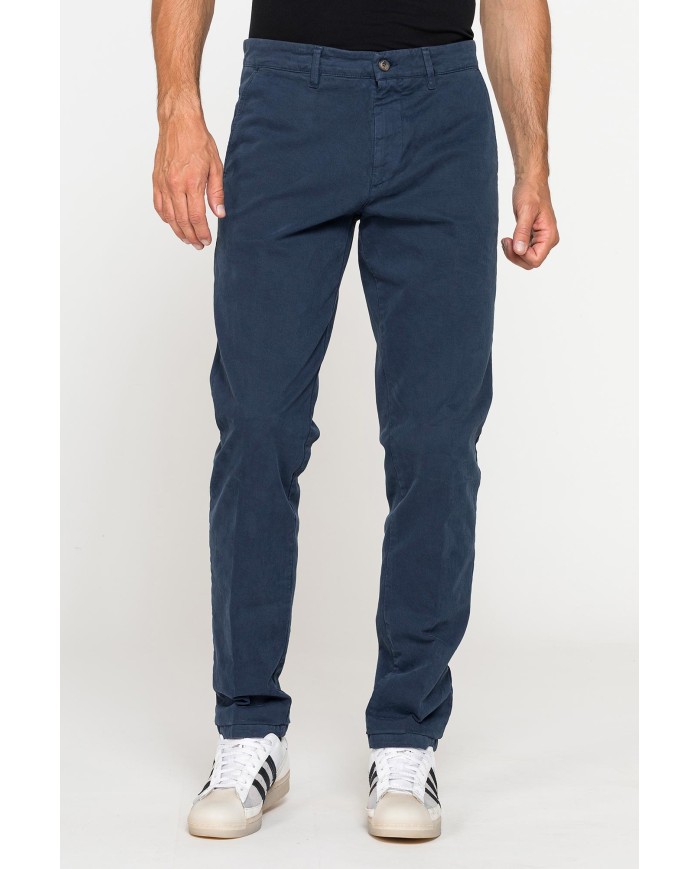 PANTALONE CHINO MOD. 624 IN GABARDINA STRETCH PESANTE