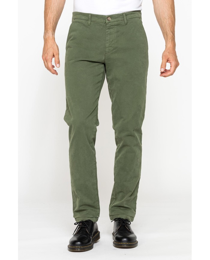 PANTALONE CHINO MOD. 624 IN GABARDINA STRETCH PESANTE