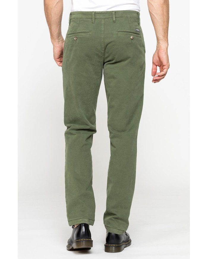 PANTALONE CHINO MOD. 624 IN GABARDINA STRETCH PESANTE