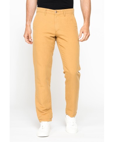PANTALONE CHINO MOD. 624 IN TESSUTO LINO E COTONE
