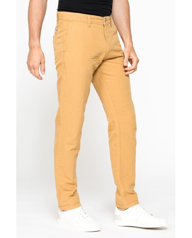 PANTALONE CHINO MOD. 624 IN TESSUTO LINO E COTONE