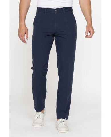 PANTALONE CHINO MOD. 624 IN TESSUTO LINO E COTONE